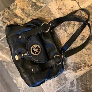 Michael Kors Black Leather Purse